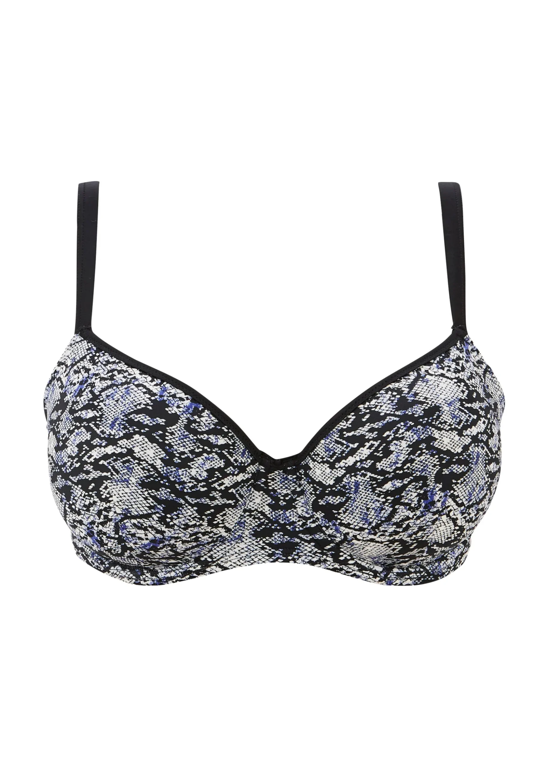 Lightly lined underwired bikini top At the world's end