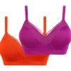 Pack of 2 wireless bralettes Agathe