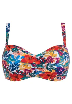 Underwired bandeau bikini top Curaçao